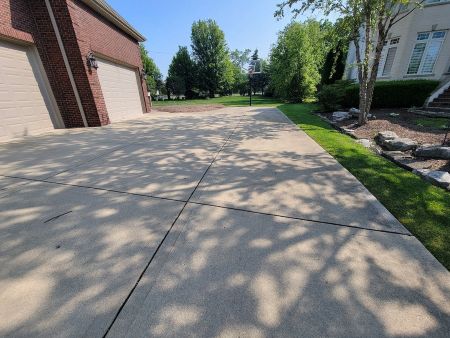 Homer glen rust removal restoring hardwater stains on concrete and brick finishes